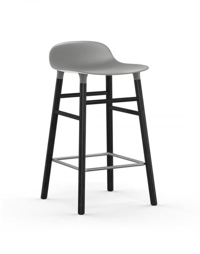 Normann Copenhagen Form Barstool - Wooden Legs