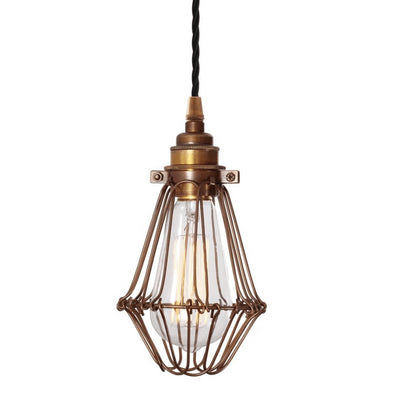 Cage pendant light