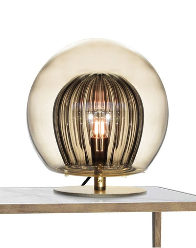 Marc Wood Pleated crystal table lamp