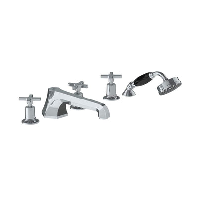 Lefroy Brooks Mackintosh Five Hole Bath Set with Diverter & Pull Out Shower MH1260