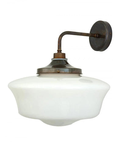 Schoolhouse bathroom wall light