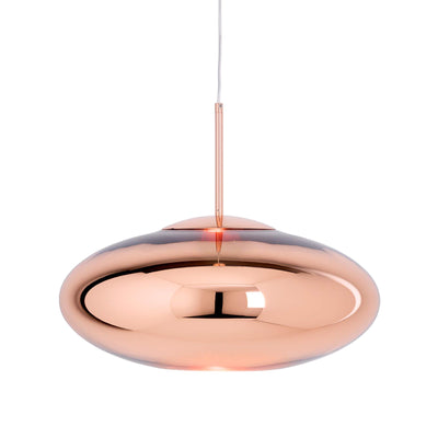 Tom Dixon Copper LED Wide Pendant Light