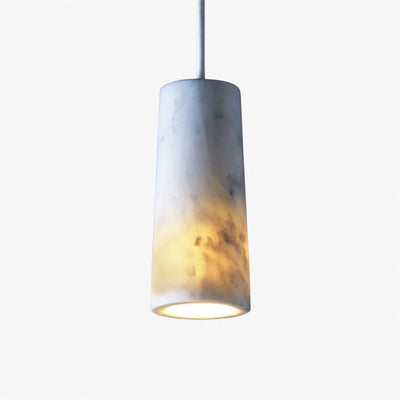 Ex-Display Terence Woodgate Core Pendant - White Marble, Black Cable