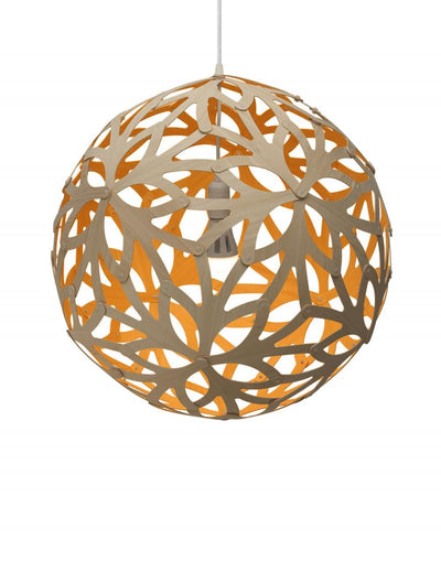 David Trubridge Floral Pendant Light Coloured - 1 Side