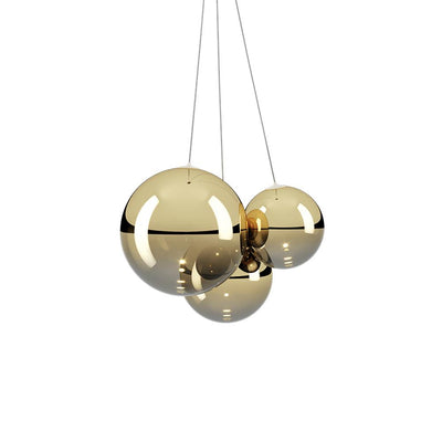 Random cluster pendant light