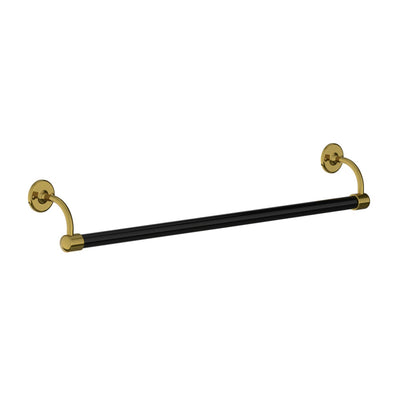 Lefroy Brooks Classic Black Long Towel Rail BK4508