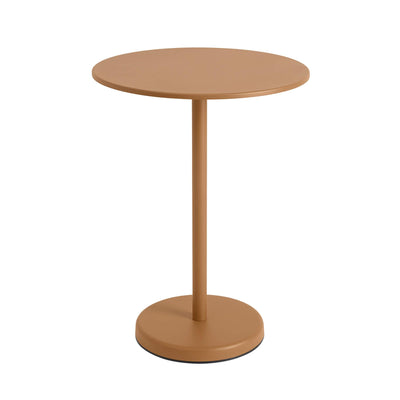 Muuto Linear high round steel cafe table