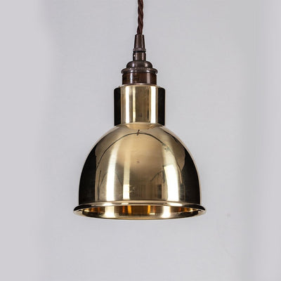 Old School Electric Churchill pendant light - metal shades