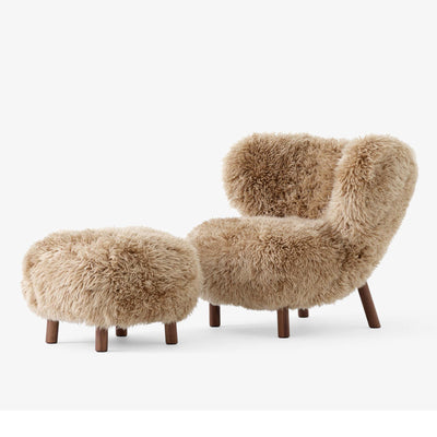 &Tradition VB1 Little Petra Chair - Sheepskin Edition *Free Footstool Worth £1265*