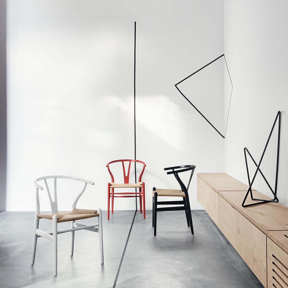CH24 Wishbone Chair Natural Paper Holloways of Ludlow