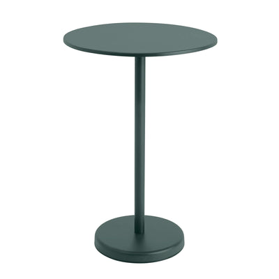 Muuto Linear high round steel cafe table