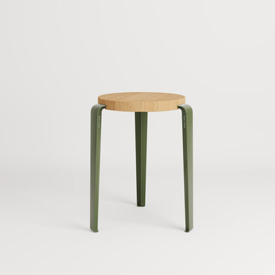 TIPTOE LOU Stool - Wooden Seat