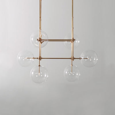 Brass Soap 6 DT Chandelier