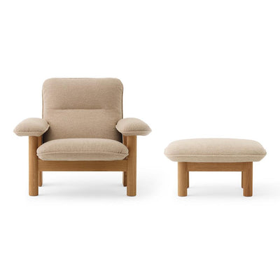 Audo Copenhagen Brasilia Lounge Chair and Ottoman