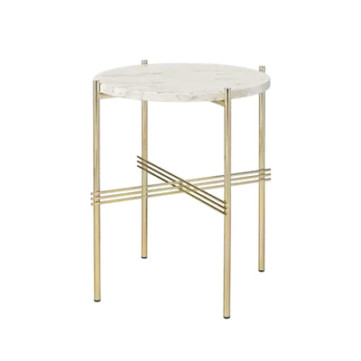 GUBI TS Side Table - Brass Base