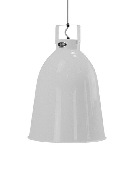 Outlet Clement pendant - Large - Silver grey, Gloss, Silver interior