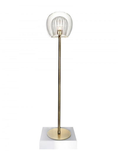 Marc Wood Pleated crystal floor lamp