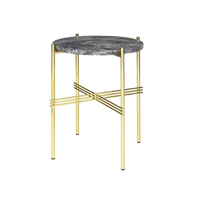 GUBI TS Side Table - Brass Base