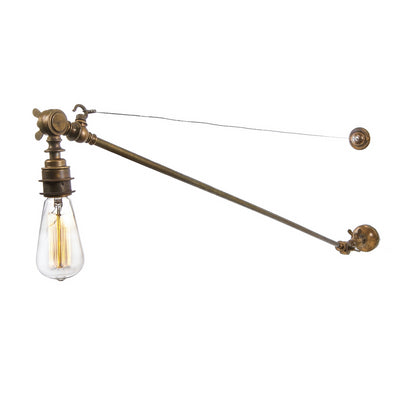 vintage adjustable wall light