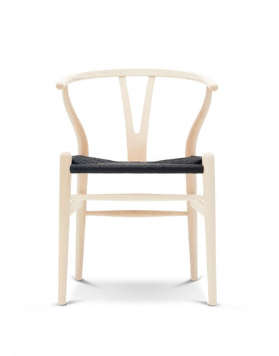 Carl Hansen & Son CH24 Wishbone Chair - Black Paper Cord Seat