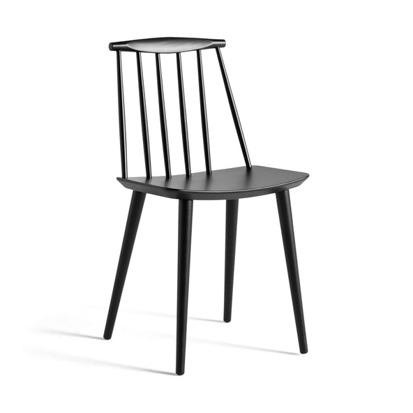 Ex Display HAY J-Series 77 Dining Chair - Black Lacquered Beech