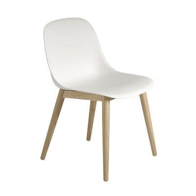 Fiber side chair - wood base