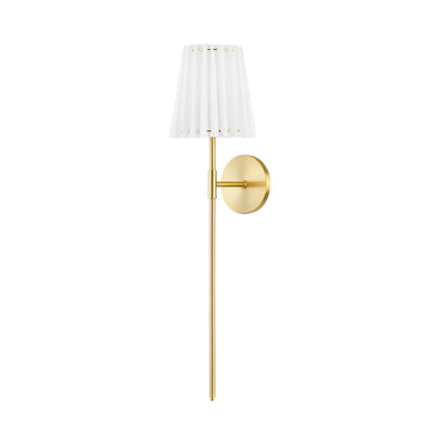 Demi Aged Brass Long Arm Wall Light