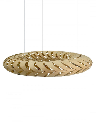 David Trubridge Maru pendant light - Natural bamboo