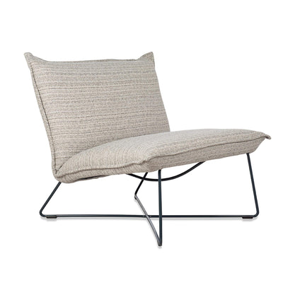 Jess Designs Earl Garden Lounge Chair Low - Melbourne Grind Fabric