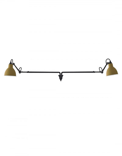 Outlet Lampe Gras 213 Double Wall Light - Yellow Shade