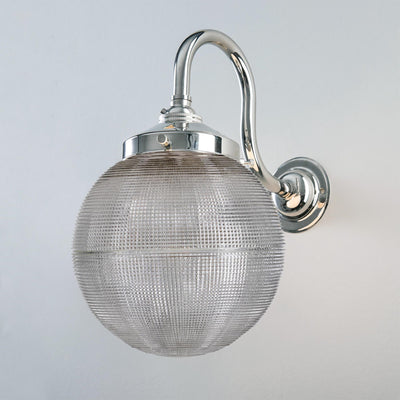 Old School Electric Prismatic globe wall light