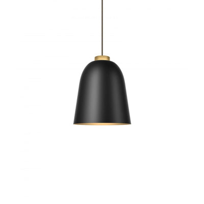 Outlet Shapes Summera Pendant Light - Small Black and Yellow Gold with Yellow Gold Flex