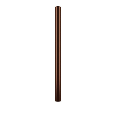 Outlet A-Tube pendant - Large - coppery bronze, Mini canopy - black