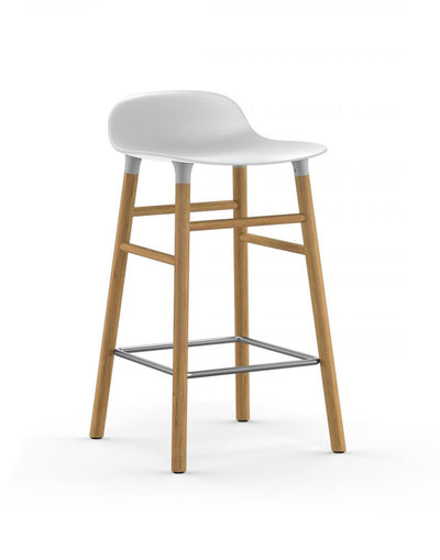 Normann Copenhagen Form Barstool - Wooden Legs