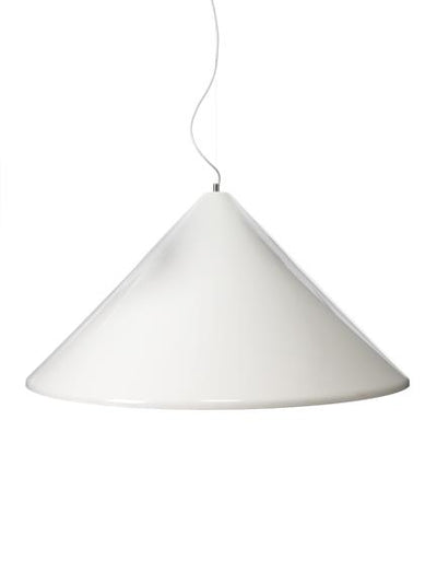 Zero Poker Pendant Light White