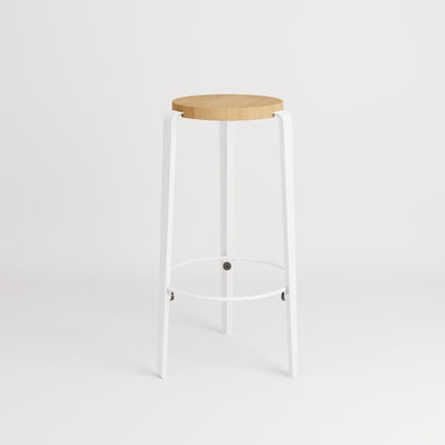 TIPTOE BIG LOU Stool - Wooden Seat