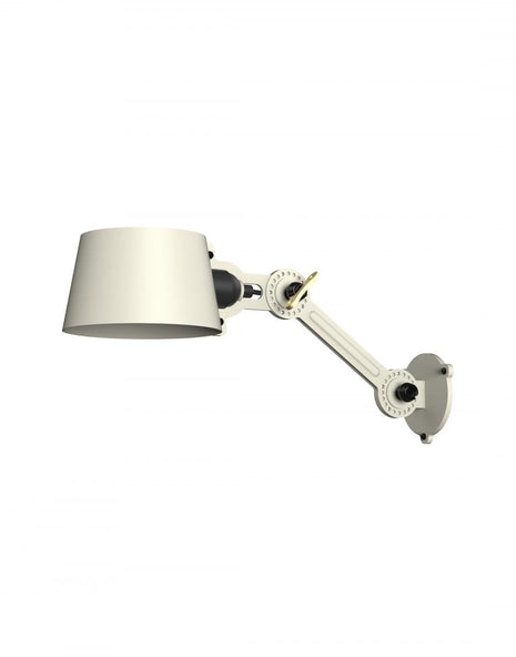 Outlet Bolt wall lamp - side fit - small - Ash grey, Hardwired for cables from wall