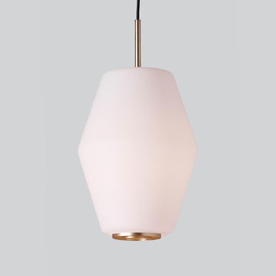 Outlet Dahl Pendant Light - Large, Matt Brass Detailing