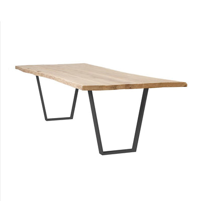 B-Stock Scandi Oak Table - Live Edge : 240cm