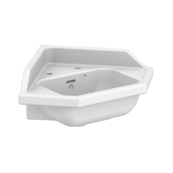 Lefroy Brooks Charterhouse Corner Cloakroom Basin LB7262WH