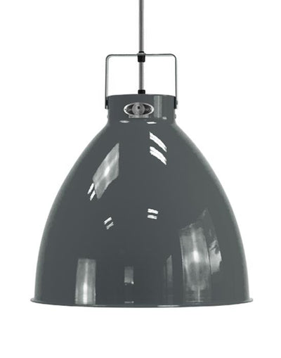 Ex-Display Jielde Large Augustin Pendant Light - Granite Grey, Gloss, Silver