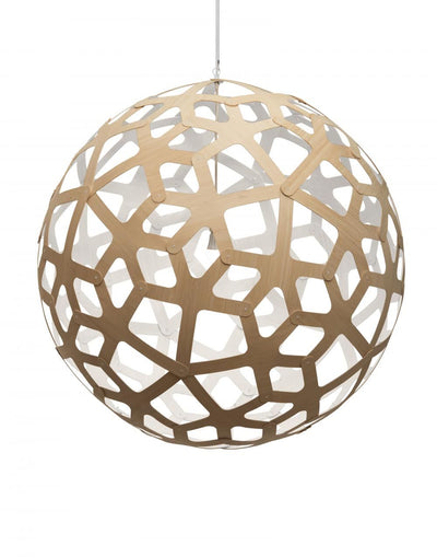 David Trubridge Coral Pendant Light - Colour Inside