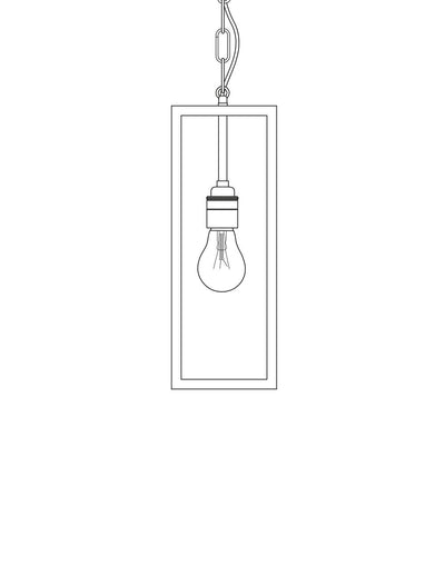 Davey Narrow Box Pendant Light