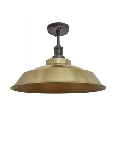 Industville Brooklyn Flush Ceiling Light - Step Shade