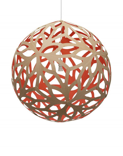 David Trubridge Floral Pendant Light Coloured - 1 Side