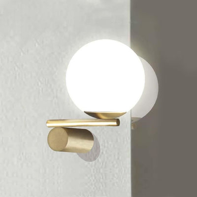 Outlet Luna right wall light - Satin gold