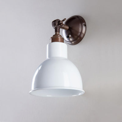 Old School Electric Churchill Wall Light, Short Arm