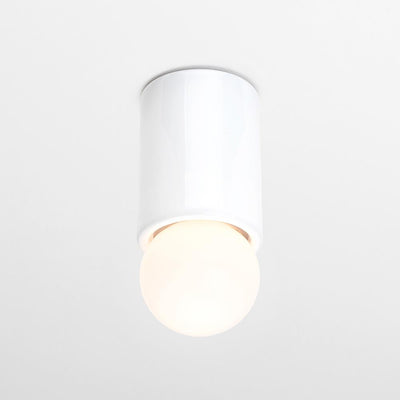 White porcelain ceiling light - series O1