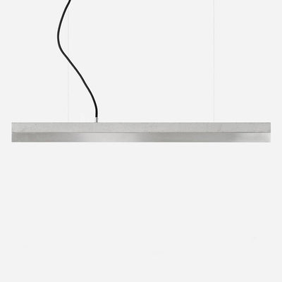 Concrete linear pendant