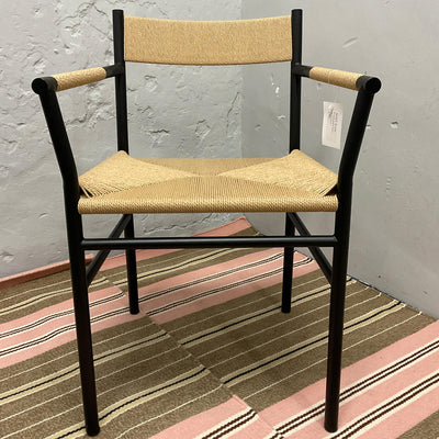 Ex-Display Make Nordic Cord Yard Chair - Paper Cord And Black Legs **STORE COLLECTION ONLY**